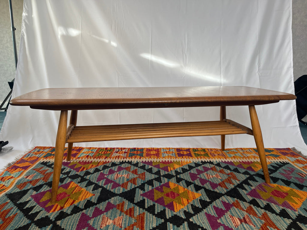 Ercol Coffee Table w/Magazine Rack
