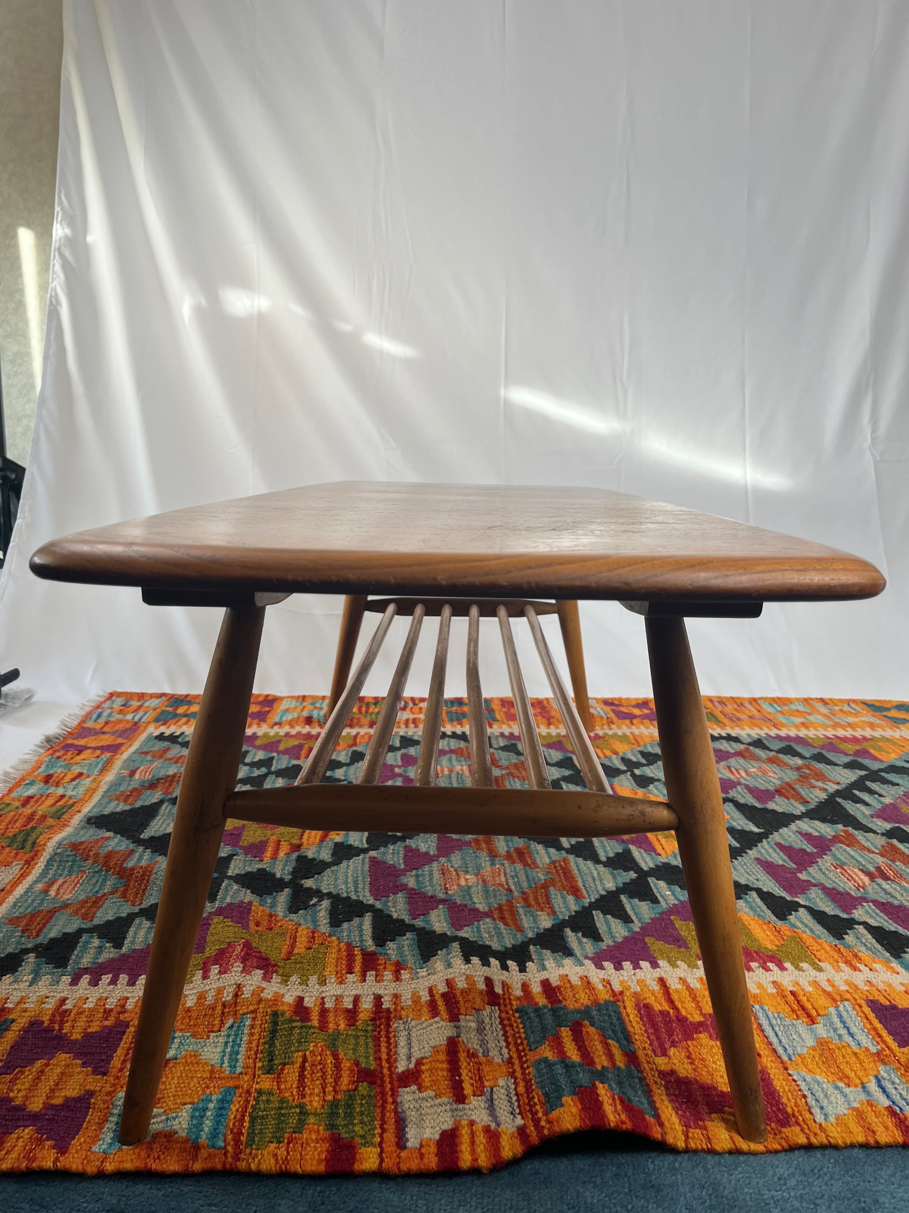 Ercol Coffee Table w/Magazine Rack