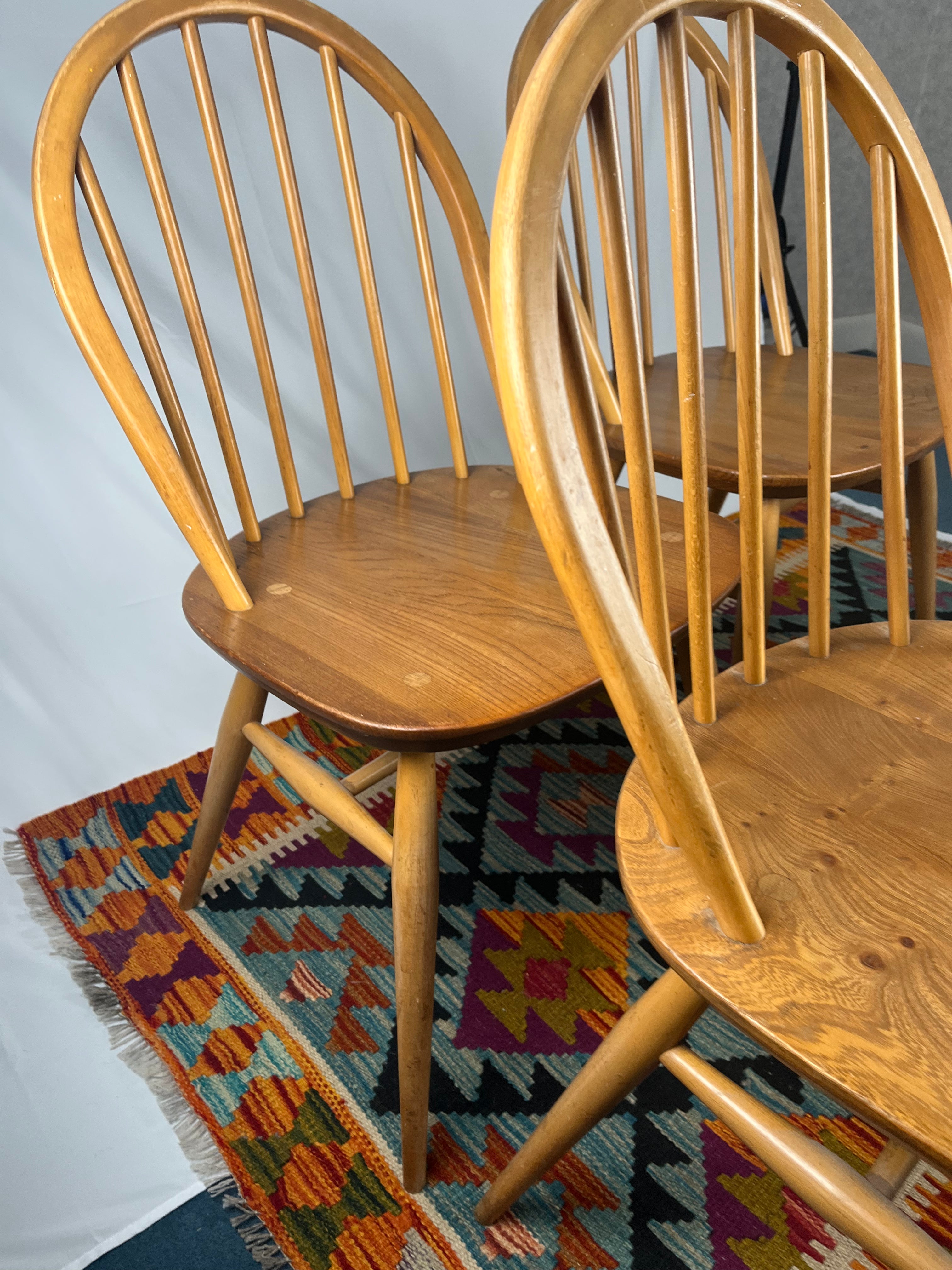 Ercol 370 Dining Chairs x4
